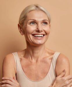 Woman with SkinTyte treatment